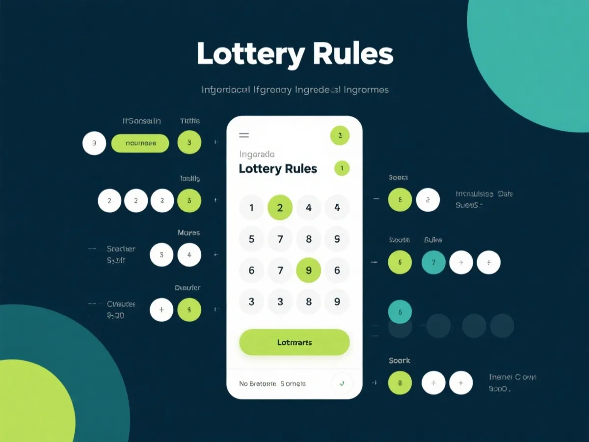 彩票玩法规则与选号说明示意图